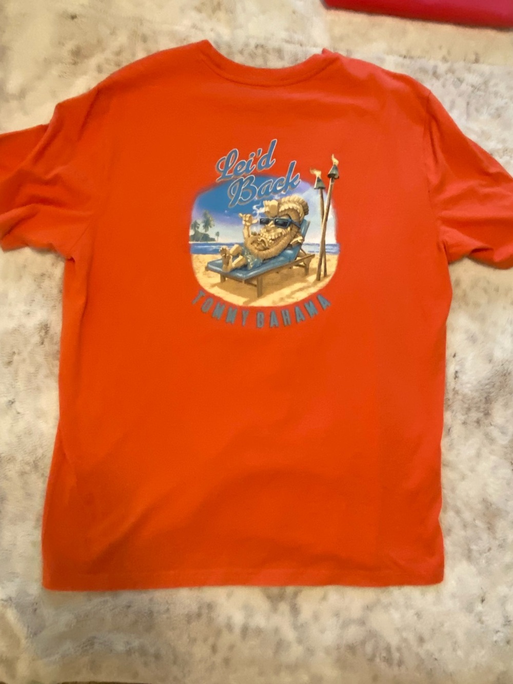 Tommy Bahama Orange Short-Sleeve Graphic Tee NWOT